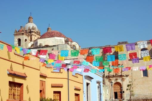 The beautiful, colorful city of Oaxaca