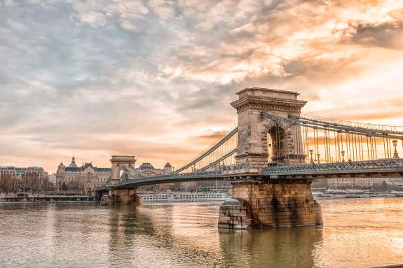 Chain bridge, Budapest.